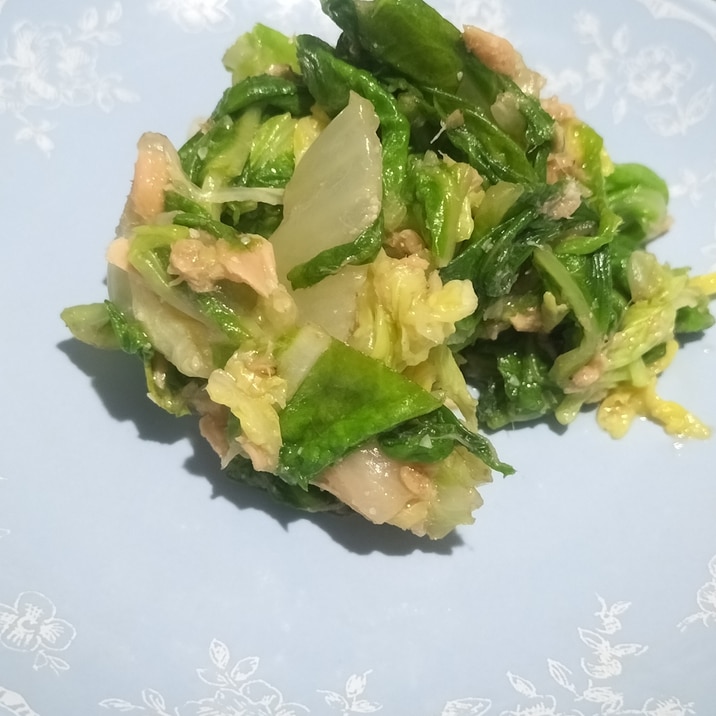 レンジで簡単作り置き♪白菜のツナ和え